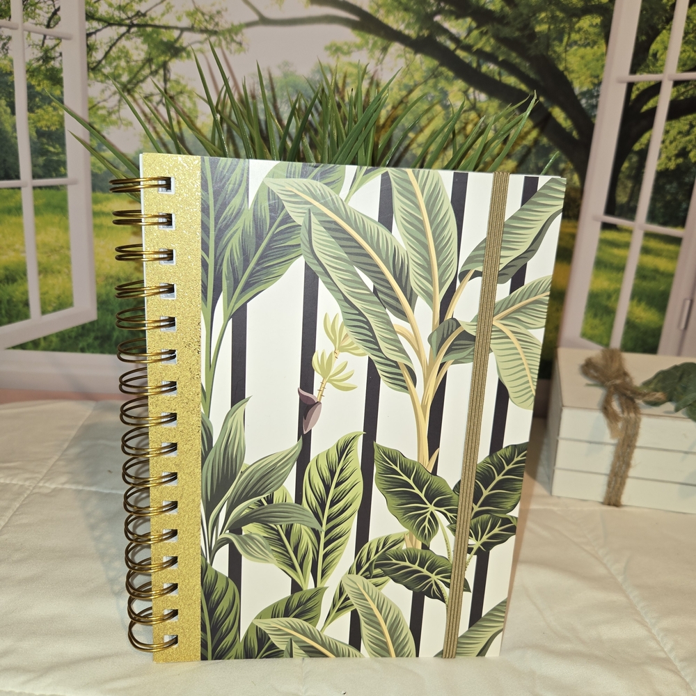 Tropical Leaf Spiral Notebook